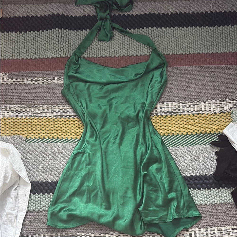 Chic Green Mini Dress